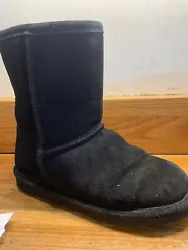 Bearpaw Black Girls boots Suede size 2.