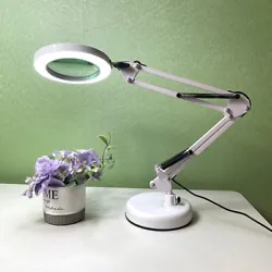 【 10X Magnificati on】 The magnifying glass light has 10X magnification, perfect for reading, cross stitch,...