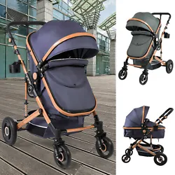 Our pram is suitable for children between 0 and 3 years old. With a foldable design, you can quickly fold it up and...