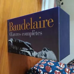 État neuf. Livre Baudelaire Œuvres Complètes Collection La Pleiade, 2 tomes.