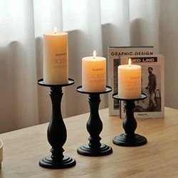 DECORATIVE: The candle pedestal are the perfect dining table decorations centerpieces! It is a special candle decor...