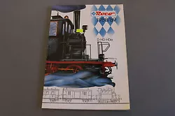 ROCO Train catalogue O Ho Hoe Date 1988-1989. 188 pages 29,7 x 21 cm. par Colissimo 24H/48H.