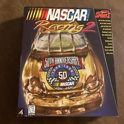 Nascar Racing 2 CD-ROM PC Computer Game Sierra 1996 - Big Box. New With Open box