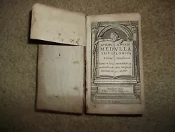 This is a rare book from 1651 in nice shape for its age. the cover is attached to the upper section and the the book...