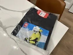 You are looking at a SUPREME x THE NORTH FACE EXPEDITION T-SHIRT. Shirt is a SIZE LARGE and color is BLACK. The shirt...