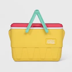 No need to dig in the garage to steal your parents cooler! Grab your own new colorful take on the classic throwback,...