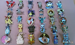 If you win more than one lot you may receive doubles. No Duplicates. 25 Disney Trading Pins.
