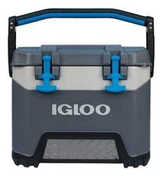 Heavy duty blow-molded construction with reinforced base for increased strength and protection. Capacity: 23 Liters. We...
