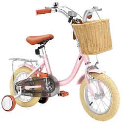 Our girls bike with training wheels is designed with safety in mind, especially for beginners.