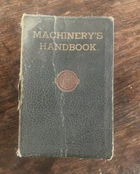 Machinerys Handbook 14th Edition 1952 ~ 4th Printing Machinist Tool Shop Index. CLASSIC Reference book on machine...