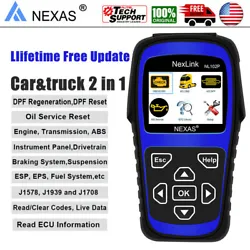 NEXAS NL102P Truck Car Diagnostic Tool. Nexas NL102P is a professional Diagnostic Scanner for both cars and trucks. (3)...