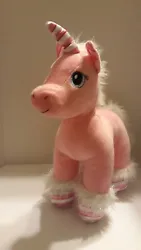 Build A Bear Sparkles Unicorn Pink & White Plush Stuffed Toy Animal 16