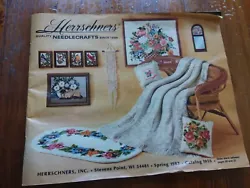 Spring 1982 Herrschners Catalog Quality Needlecrafts. (CB4)  Catalog is in good condition, with some curling along the...