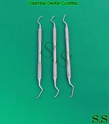 Excellent Quality Of Set of 3 Columbia Curettes. 