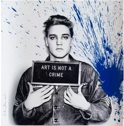 Mr. Brainwash. Elvis Presley, Mr. Brainwash, Banksy, Mrs. Banksy, Invader, Basquiat, Keith Haring, Andy Warhol,...