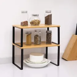 【Versatie Organization 】The shelf not only great for maximize kitchen counter organizers and storage, but also for...