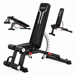 This weight bench is the new upgraded of the weight bench that is perfect for all kinds of full body workout training....