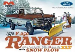 Moebius Models has taken the 1972 Ford F-250 Ranger XLT and equipped it with a snow plow to ensure that everyone can...