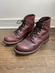 Red Wing Iron Ranger 8119 Boots 8.5 D.