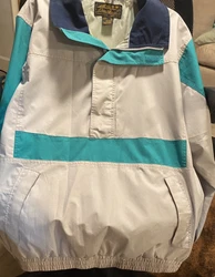 Eddie Bauer pull over XL golf or pleasure wear jacket,lined and gortex treated to be wind and water proof.1/2 zip plus...