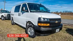 THIS IS A ONE OWNER FLEET SERVICED CARGO VAN THAT LOOKS AND RUNS GOOD. IT IS LOADED WITH TOP OF THE LINE SHELVING AND...