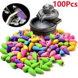 Type: Incense Cones. 100pcs Incense Cones(others are not included). Each incense cone is made from natural wood...