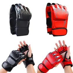 1 x New MMA Grappling Glove. New design with extended knuckle padding protects fingers while training, with synthetic...