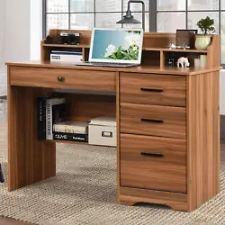 Can be used for your bedroom, study room and office. Also can be used as a roll top desk or a secretary desk....