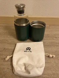 Aged & Ore Double Insulated Travel Decanter Premium Stainless Steel Convertible.