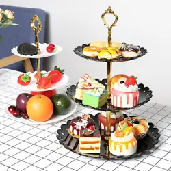 The 3-Tier Round plastic Display Stand is the perfect way to show off pastries and appetizers at your next party. This...