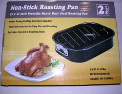 MPN: 65B4. Non-Stick Roasting Pan. Non-Stick Versatile Heavy Duty Steel 15