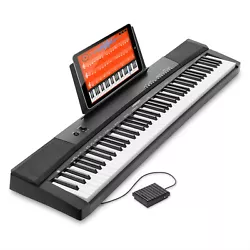 Take your playing to the next level, with the included sustain pedal, detachable sheet music holder, and USB port for...