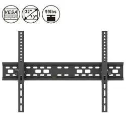 1 x TV Mount Bracket. Tilt: -5°~+20°. TV is positioned from the wall for a clean, low-profile appearance. TV to Wall:...