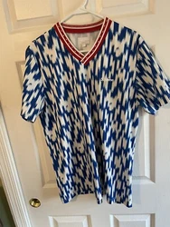 Supreme Striker Soccer Jersey Large Red White Blue Rare Vintage SS 2015.