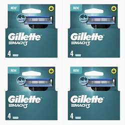 4 Pack De 4 Lames De Rasoir Gillette Mach3 ( 16 Recharges ). Produits neuf dans son emballage dorigine.