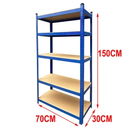5 Tier Garage Shelves Shelving Unit Racking Boltless Heavy Duty Storage Shelf. This steel shelving rack is perfect for...
