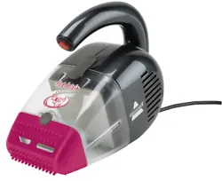 The pet hair vacuum has two nozzles: a hard nozzle and a flexible contour nozzle. Specialized rubber nozzle attracts...