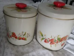 Add a vintage touch to your kitchen with this 2 piece Kitchen Canister Set. Made of durable aluminum, these storage...