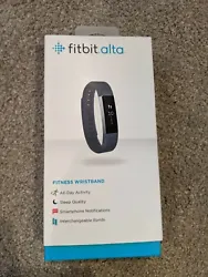 This auction is for a Fitbit Alta fitness wristband tracker. Comes in original box. Good luck bidding.
