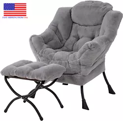 SOFT & COMFORTABLE: The lazy chair is made of soft and comfortable fabric. And it also has a middle tube to well...
