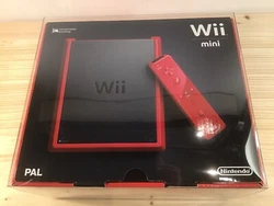 - Console NINTENDO WII Mini Rouge + Protection Plastique NEW Neuf. Modèle neuf ouverte pour les photos…Jamais...