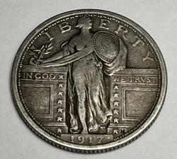 Pictured here for your consideration out of a recent Estate purchased collection is this 1917 T-1 Very Fine Bare Breast...
