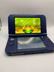 (💎New Nintendo 3DS XL Bleu Métallisée Double TN 💎. It is only there to demonstrate that the 3DS functions...