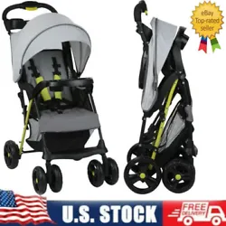 The Flash stroller is also available in Grey Ombre. 5 point harness system with comfort covers. Convenient one-hand and...