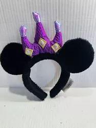 Disney Parks~Minnie Mouse Witch, Princess Light Up ears Headband NEW.