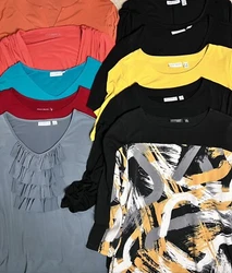 Mostly Susan Graver. She never put her clothes in the dryer and always took excellent care of her clothes.