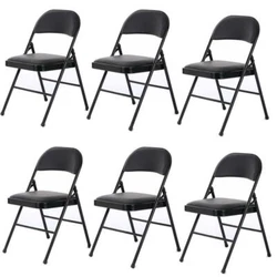 This simple style chair combined steel and PVC is suitable for dining room, living room, reception room, exhibition and...