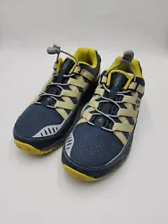 Introducing the Keen Versatrail Hiking Trail Running Shoes in Midnight Navy and Warm Olive for Mens US Size 8.5. This...