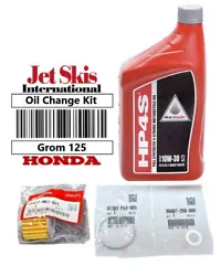 NEW OEM HONDA OIL CHANGE KIT FOR GROM 125 MONKEY 125. Years 2022 and Up Honda Grom 125 & Monkey 125 & Super Cub 125. 1...