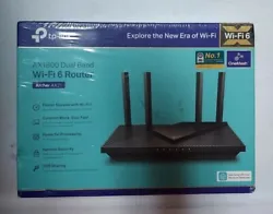 Brand New SEALED! TP-LINK Archer AX21 AX1800 Dual Band WIFI 6 Router - Black.